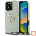 Back panel cover Guess  Guess Grained Big 4G Logo Small Classic Logo case for iPhone 16 Pro - green 