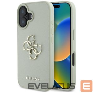 Other goods Guess  Guess Grained Big 4G Logo Small Classic Logo case for iPhone 16 - green 