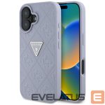 Other goods Guess  Guess Hot Stamp 4G Pattern Triangle Metal Logo iPhone 16 Case - Purple 