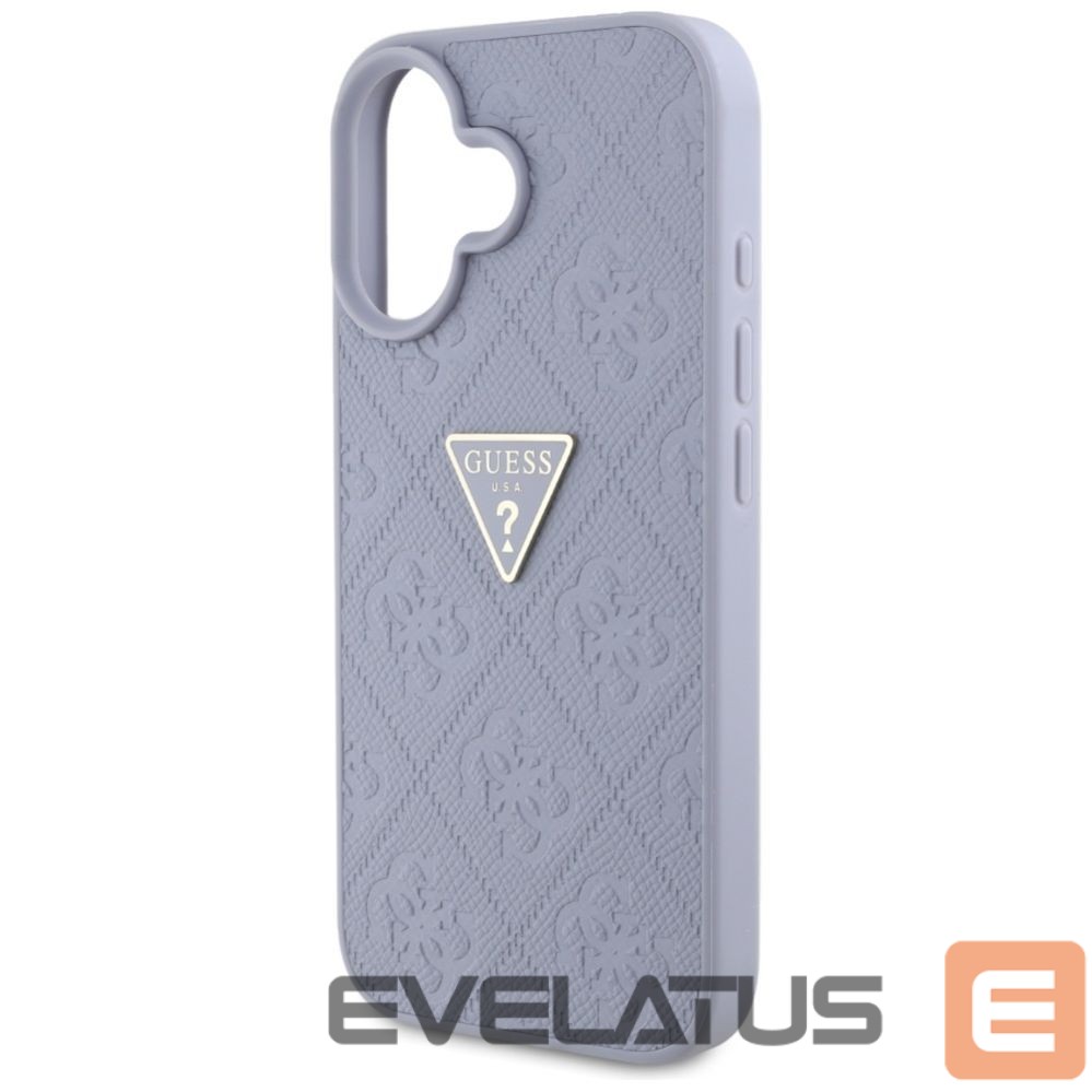 Other goods Guess Guess Hot Stamp 4G Pattern Triangle Metal Logo iPhone 16 Case - Purple