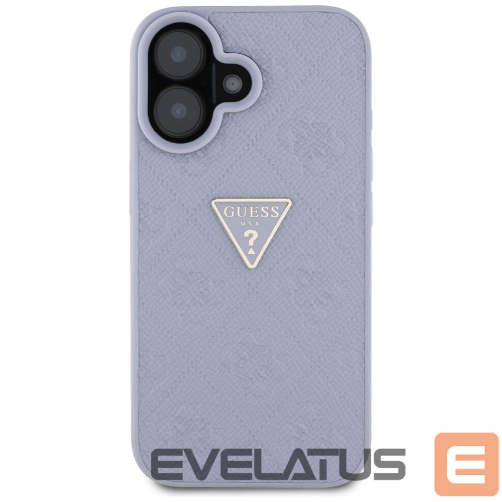 Other goods Guess Guess Hot Stamp 4G Pattern Triangle Metal Logo iPhone 16 Case - Purple