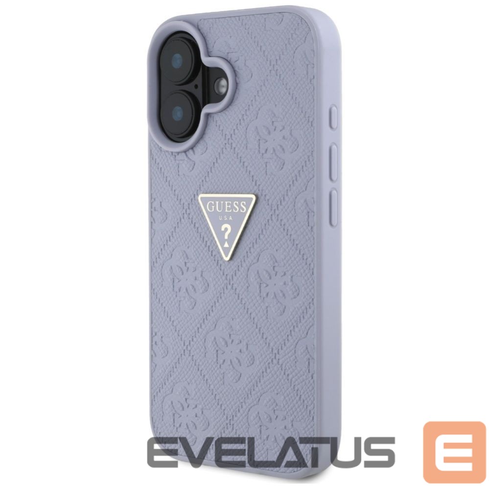 Other goods Guess Guess Hot Stamp 4G Pattern Triangle Metal Logo iPhone 16 Case - Purple