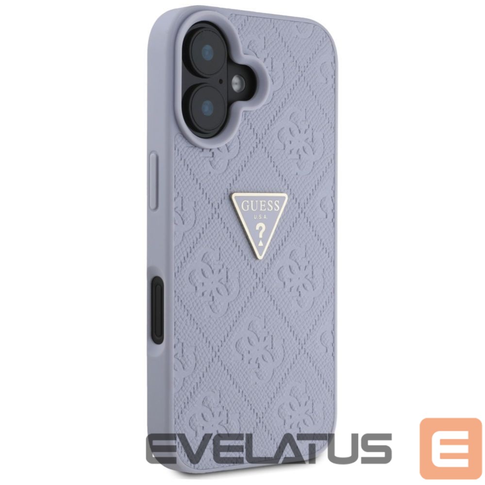 Other goods Guess Guess Hot Stamp 4G Pattern Triangle Metal Logo iPhone 16 Case - Purple