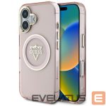 Other goods Guess  Guess IML Metal Mountain Logo MagSafe iPhone 16 Case - Pink 