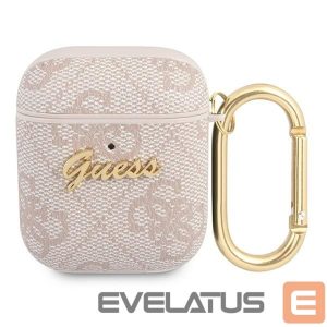 Other goods Guess  Guess 4G Script Metal Collection Case for AirPods 1 / 2 - Pink 
