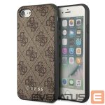 Other goods Guess  Guess 4G Metal Gold Logo Case for iPhone SE 2022 / 2020 / 7 / 8 - Brown 