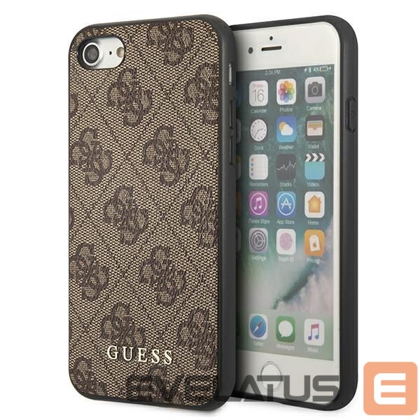 Other goods Guess Guess 4G Metal Gold Logo Case for iPhone SE 2022 / 2020 / 7 / 8 - Brown