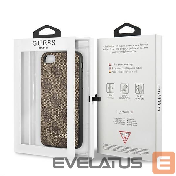 Other goods Guess Guess 4G Metal Gold Logo Case for iPhone SE 2022 / 2020 / 7 / 8 - Brown
