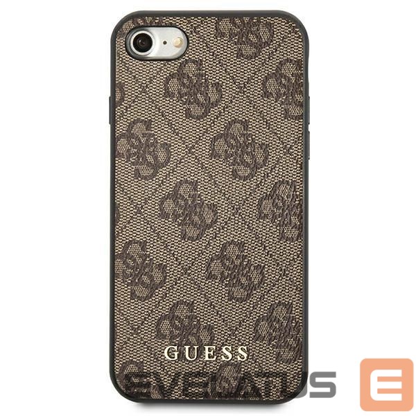 Other goods Guess Guess 4G Metal Gold Logo Case for iPhone SE 2022 / 2020 / 7 / 8 - Brown