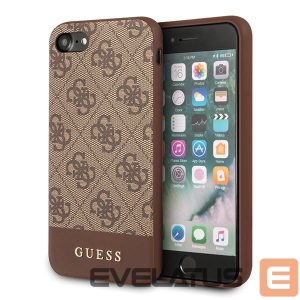 Other goods Guess  Guess 4G Stripe Collection case for iPhone 7 / 8 / SE 2020 / SE 2022 - brown 