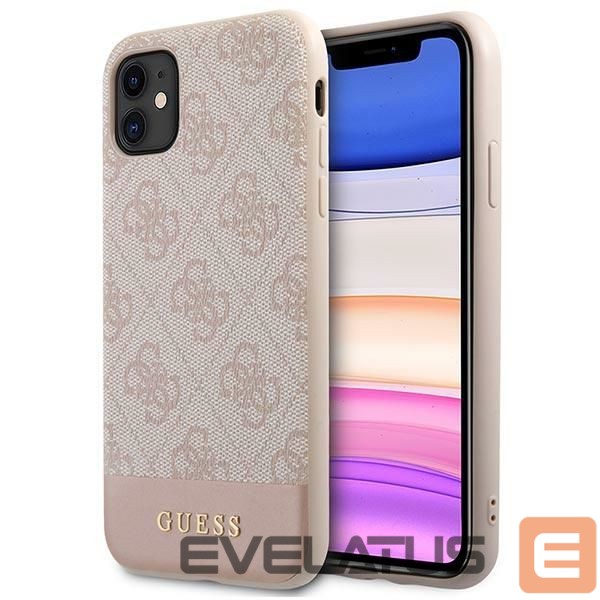 Other goods Guess Guess 4G Stripe Collection Case for iPhone 11 / Xr 6.1" - Pink