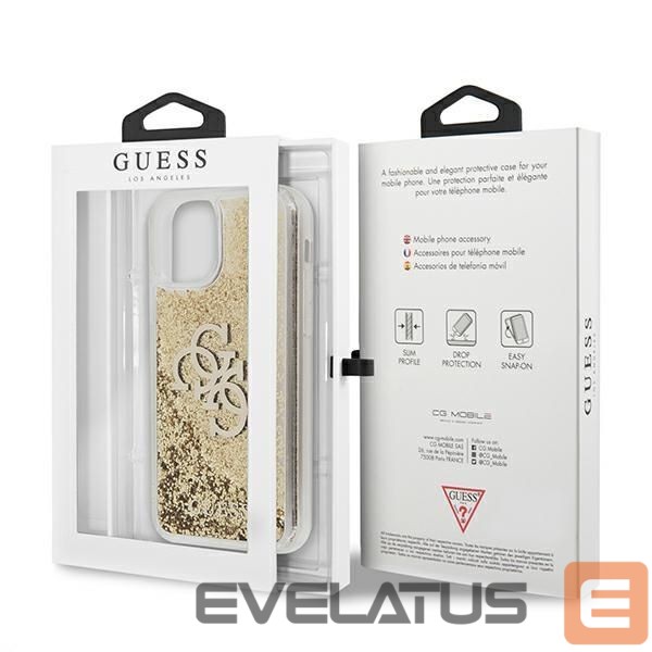 Other goods Guess Guess 4G Big Liquid Glitter case for iPhone 11 6.1" / Xr - gold