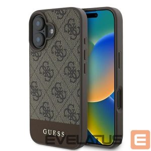 Other goods Guess  Guess 4G Bottom Stripe Case for iPhone 16 Plus 6.7" - Brown 