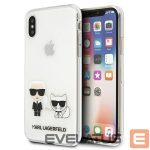 Other goods Karl Lagerfeld  Karl Lagerfeld Karl & Choupette iPhone Xs Max Case - Transparent 