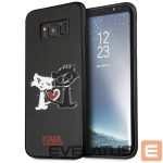 Back panel cover Karl Lagerfeld  Karl Lagerfeld Choupette In Love Case for Samsung Galaxy S8 Plus - Black 
