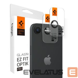 Other goods Spigen  Spigen Optik Pro GLAS.TR "Ez Fit" Camera Cover 2-pack for iPhone 16e / 17e - Black 