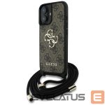 Other goods Guess  Guess 4G Big Logo Cord Stap Crossbody Case for iPhone 16 Brown 