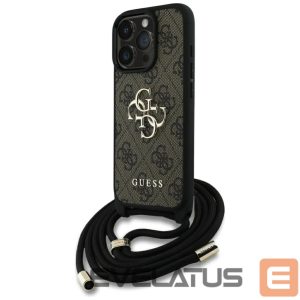 Other goods Guess  Guess 4G Big Logo Cord Stap Crossbody Case for iPhone 16 Pro Brown 