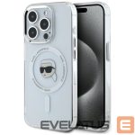Other goods Karl Lagerfeld  Karl Lagerfeld IML Metal Karl Head MagSafe Case for iPhone 15 Pro Max White 