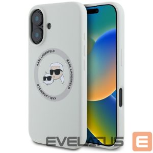 Other goods Karl Lagerfeld  Karl Lagerfeld Silicone Double Heads And Circle MagSafe case for iPhone 16 beige 