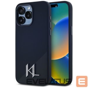 Other goods Karl Lagerfeld  Karl Lagerfeld Silicone Shadow Metal Initial MagSafe Case for iPhone 15 Pro Black 