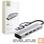 Adapter Tech-Protect  Tech-Protect HB03 HUB Adapter 5in1 USB-C + USB2.0 + USB3.0 + RJ45 - gray 