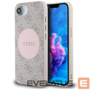 Other goods Guess  Guess 4G Circle Classic Logo MagSafe case for iPhone 16e - pink 