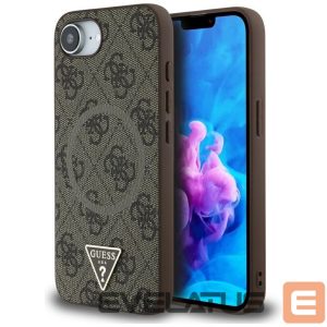 Other goods Guess  Guess 4G Ring Triangle Logo MagSafe iPhone 16e Case - Brown 