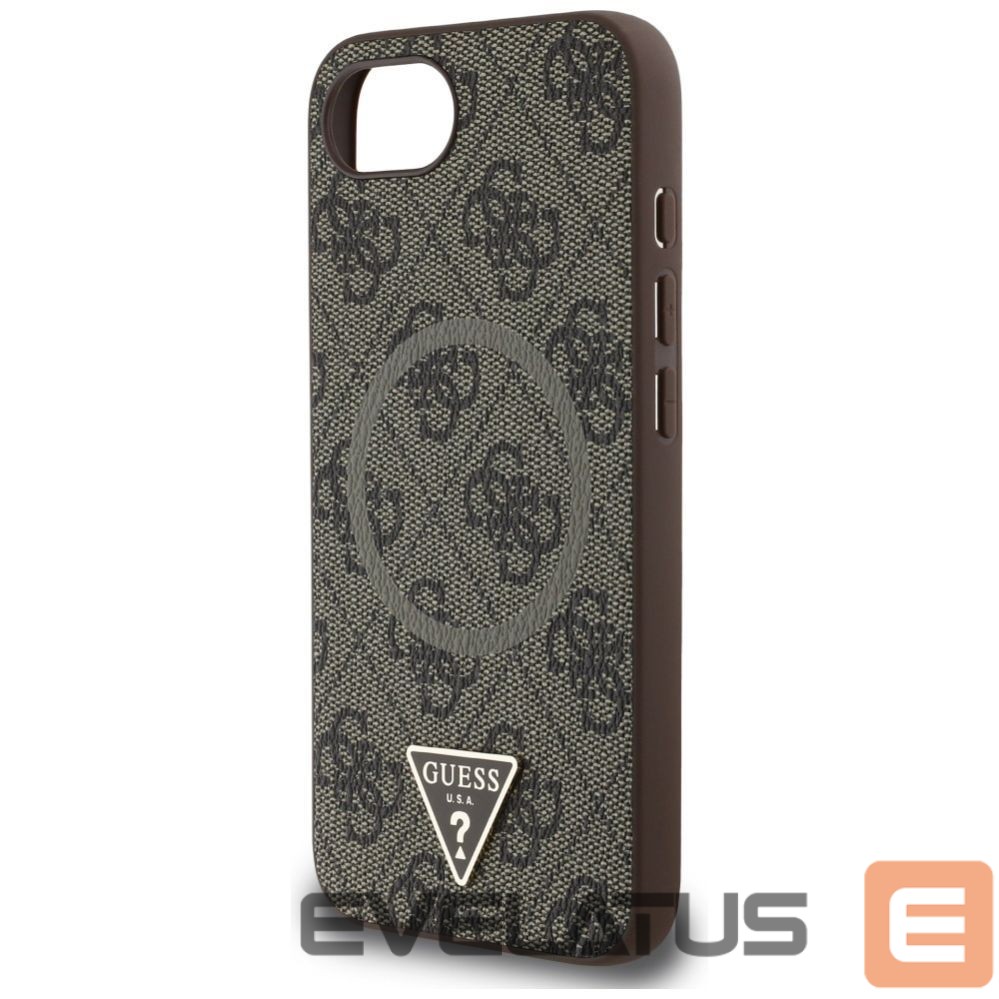 Other goods Guess Guess 4G Ring Triangle Logo MagSafe iPhone 16e Case - Brown
