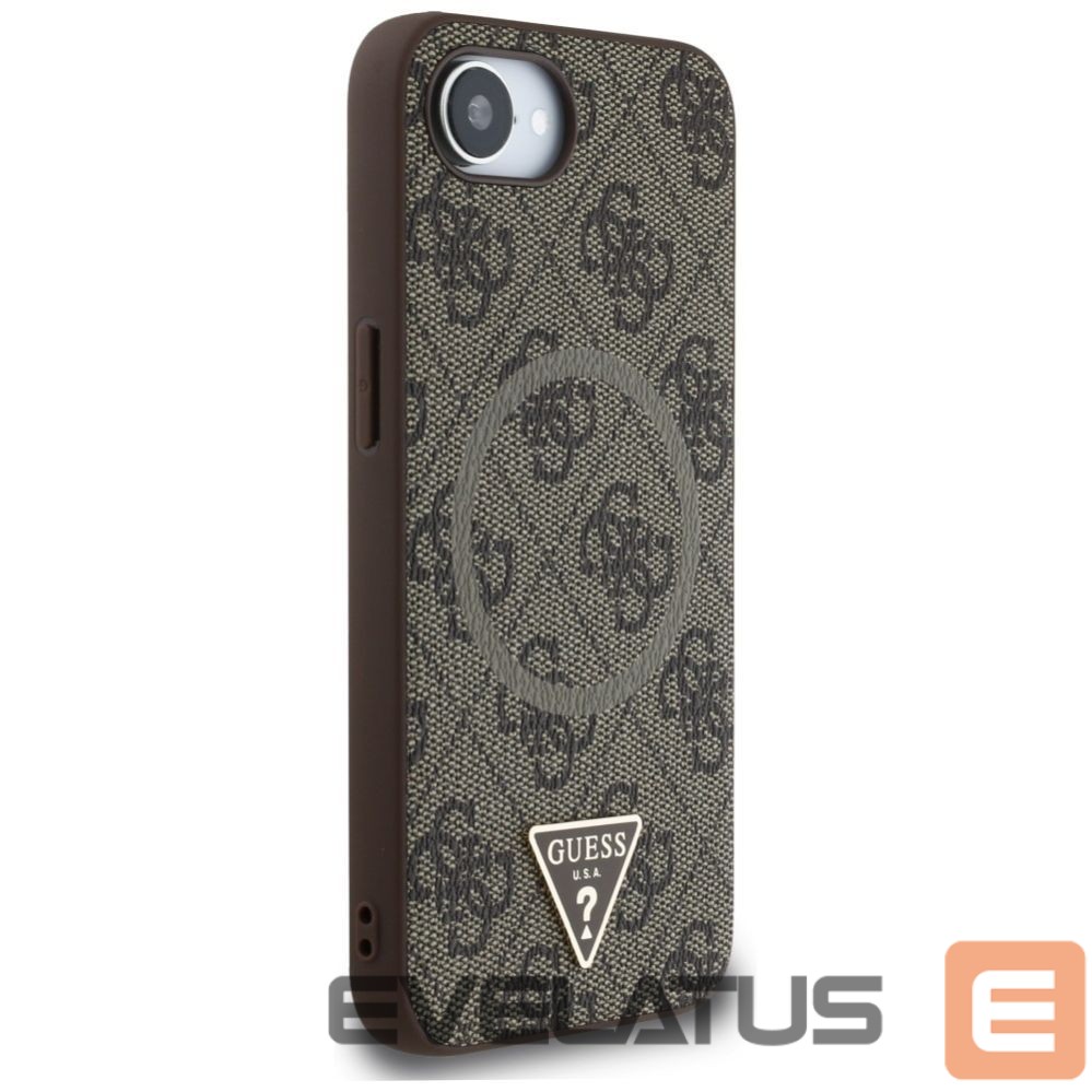 Other goods Guess Guess 4G Ring Triangle Logo MagSafe iPhone 16e Case - Brown