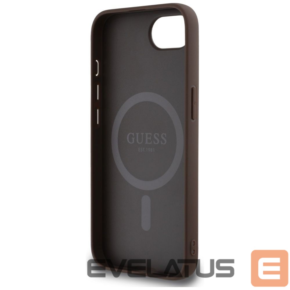 Other goods Guess Guess 4G Ring Triangle Logo MagSafe iPhone 16e Case - Brown