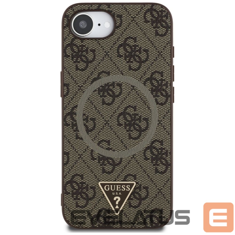 Other goods Guess Guess 4G Ring Triangle Logo MagSafe iPhone 16e Case - Brown