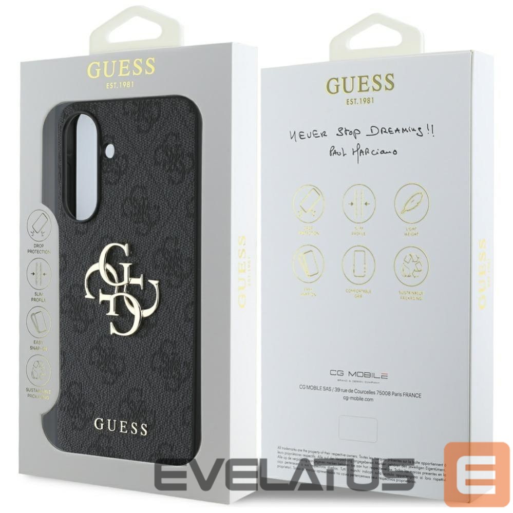 Other goods Guess Guess Big 4G Logo Classic Logo Case for Samsung Galaxy A36 - Black
