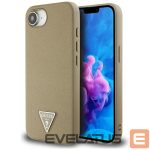 Other goods Guess  Guess Grained Triangle MagSafe case for iPhone 16e - brown 