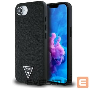 Other goods Guess  Guess Grained Triangle MagSafe case for iPhone 16e - black 