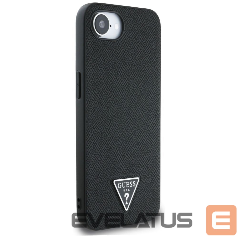 Other goods Guess Guess Grained Triangle MagSafe case for iPhone 16e - black