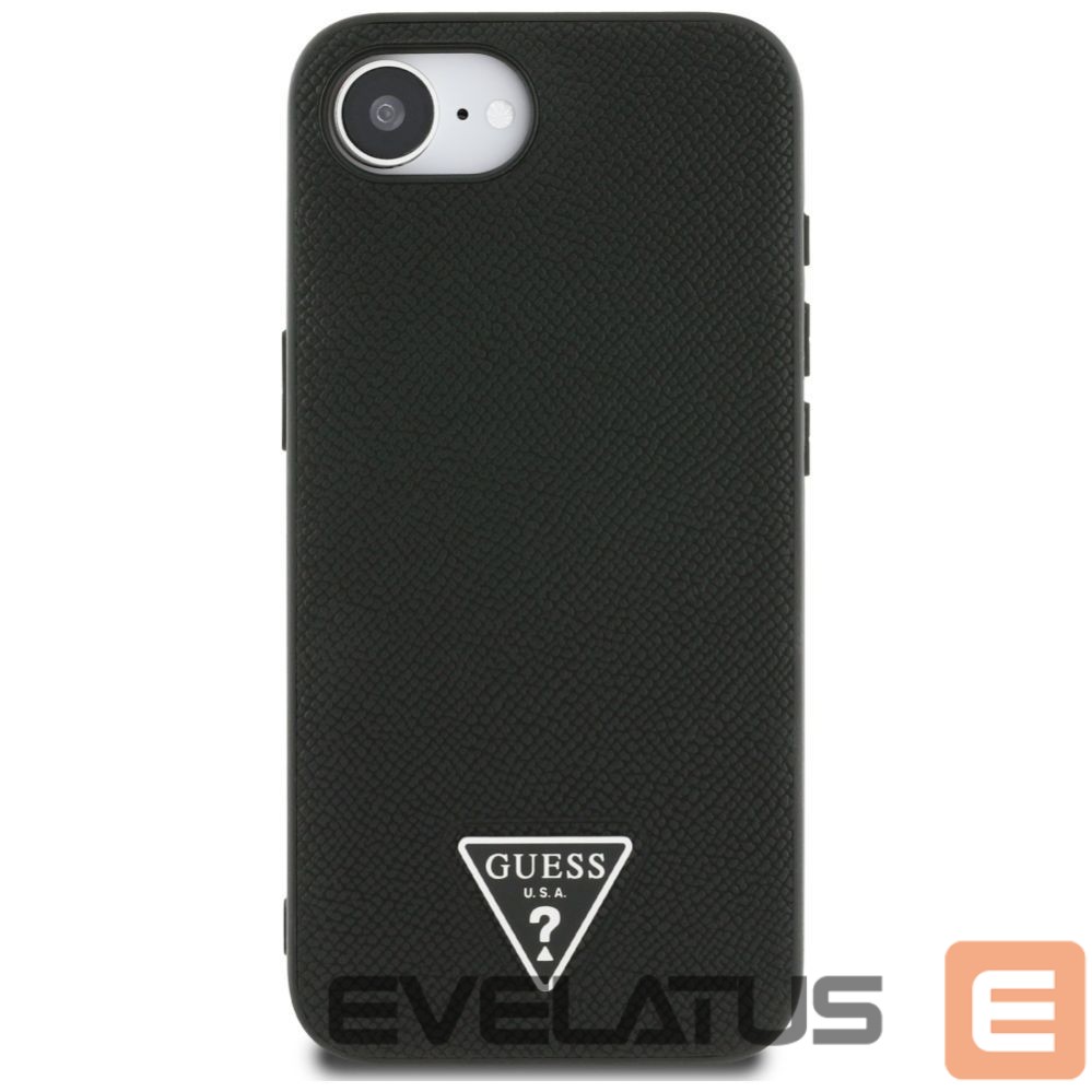 Other goods Guess Guess Grained Triangle MagSafe case for iPhone 16e - black