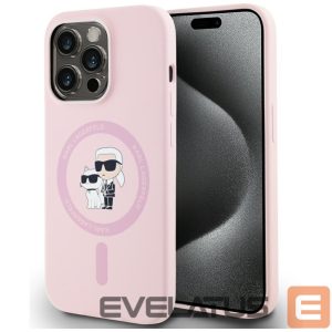 Other goods Karl Lagerfeld  Karl Lagerfeld Silicone Karl&Choupette MagSafe Case for iPhone 14 Pro Max - Pink 