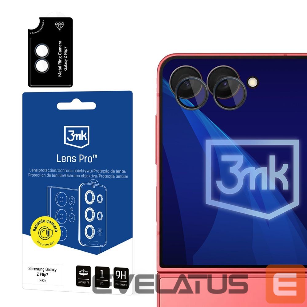Other goods 3MK 3mk Lens Protection Pro Camera Glass for Samsung Galaxy Z Flip 7 - Black