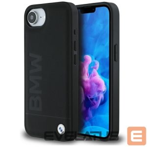 Other goods BMW  BMW Leather Hot Stamp iPhone 16e Case - Black 