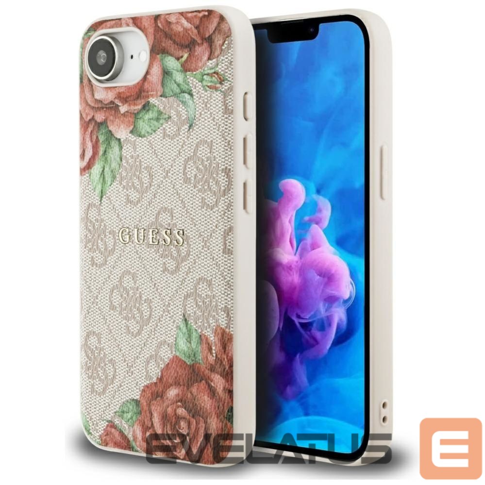 Other goods Guess Guess 4G Flowers Print MagSafe iPhone 16e Case - Pink