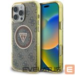 Other goods Guess  Guess IML Metal Glitter 4G Circle Triangle MagSafe Case for iPhone 16 Pro Max - Brown 