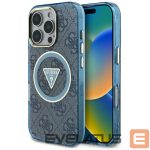 Other goods Guess  Guess IML Metal Glitter 4G Circle Triangle MagSafe Case for iPhone 16 Pro - Blue 