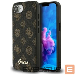 Other goods Guess  Guess Peony Script Logo MagSafe iPhone 16e Case Black 