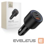 Cable Tech-Protect  CC04 3-port PD130W car charger - black 