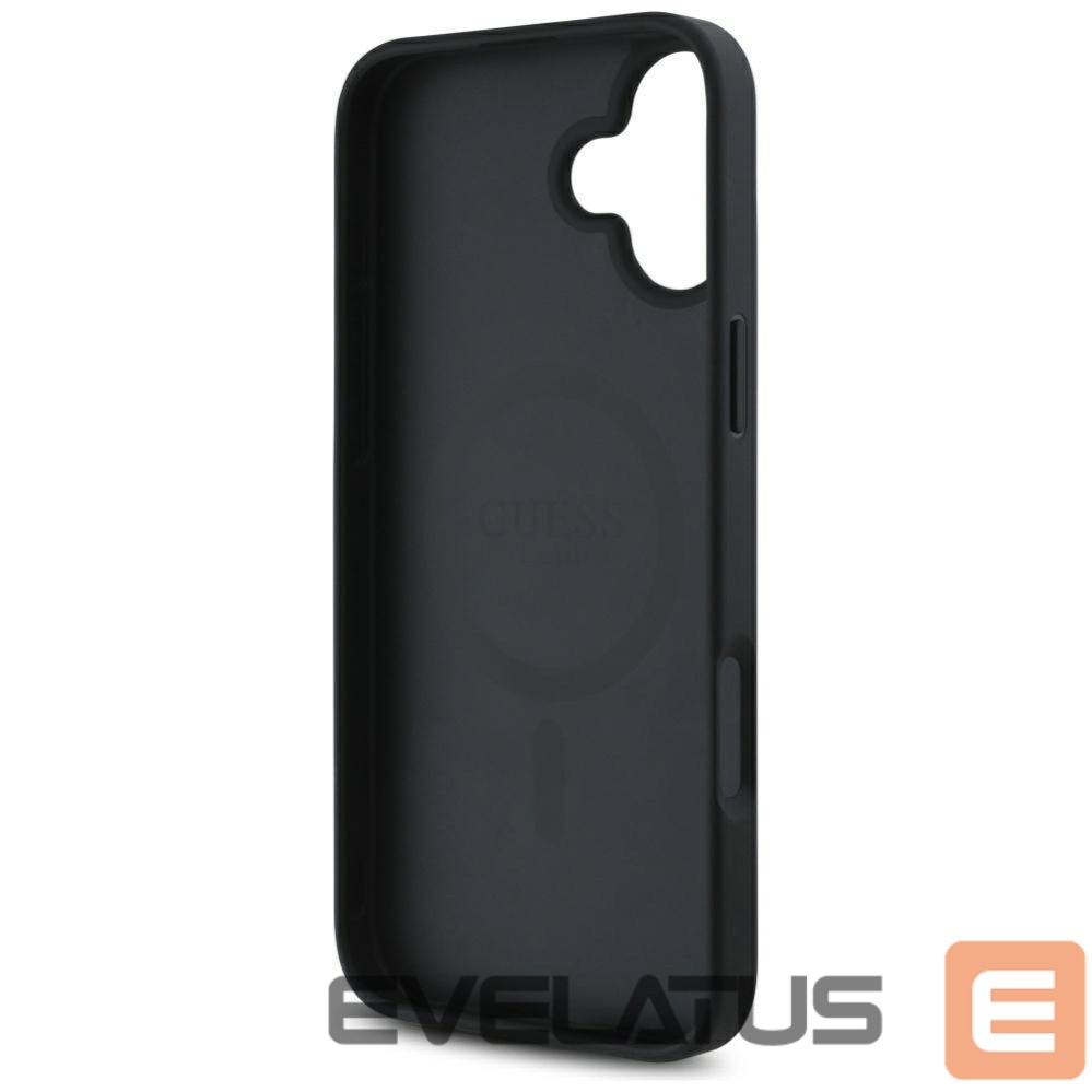 Other goods Guess Guess Grained Hot Stamp Peony Triangle Logo MagSafe Case for iPhone 16 - Black