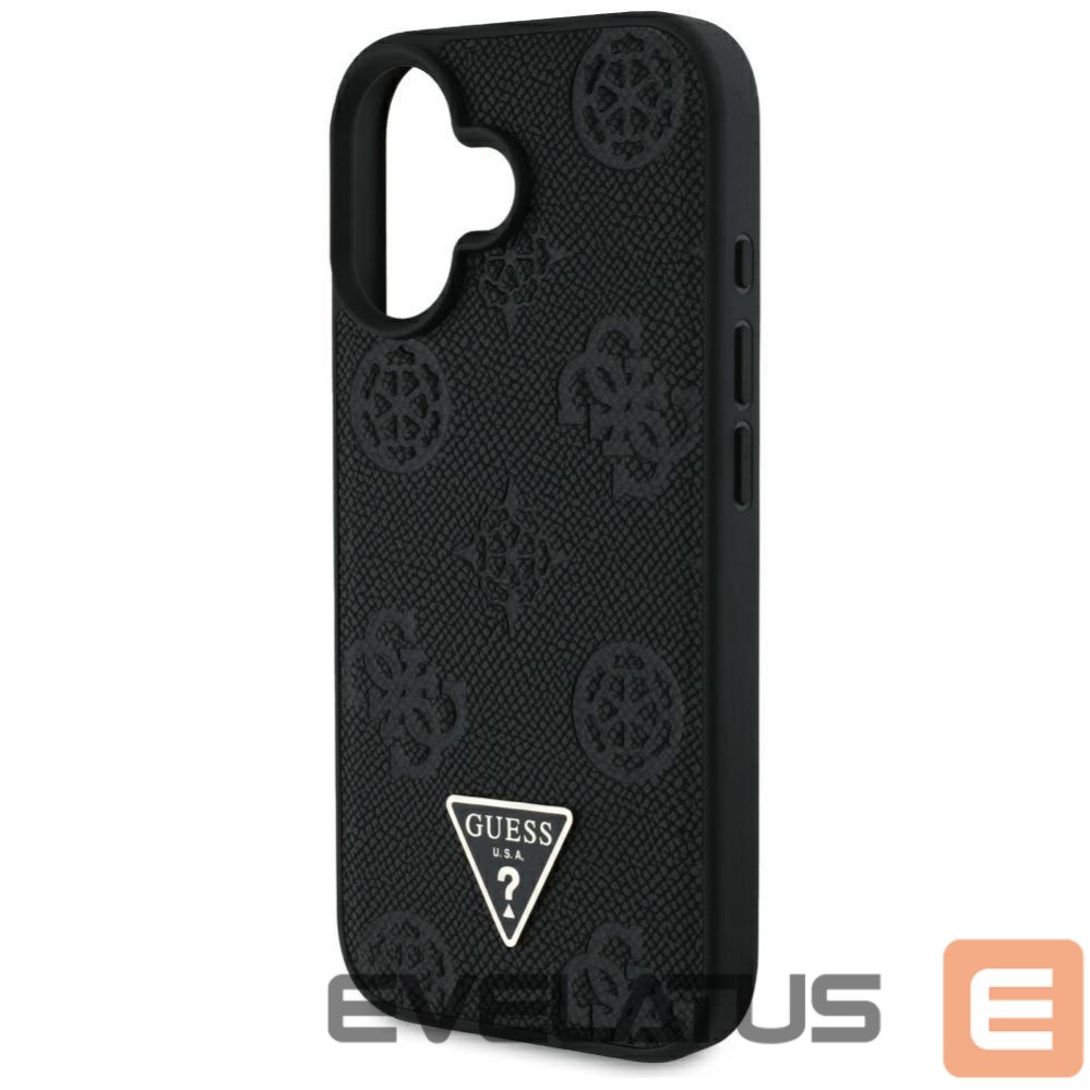 Other goods Guess Guess Grained Hot Stamp Peony Triangle Logo MagSafe Case for iPhone 16 - Black