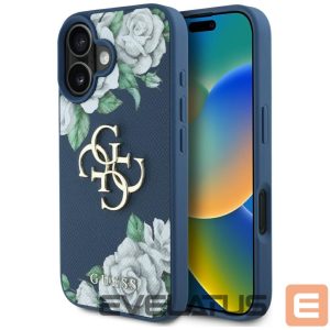 Other goods Guess  Guess Grained Roses Big 4G logo case for iPhone 16 - blue 