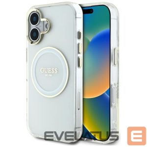Other goods Guess  Guess IML Metal Colored Circle Classic Logo MagSafe case for iPhone 16 - white 