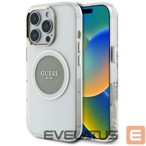 Other goods Guess  Guess IML Metal Colored Circle Classic Logo MagSafe case for iPhone 16 Pro Max - gray 